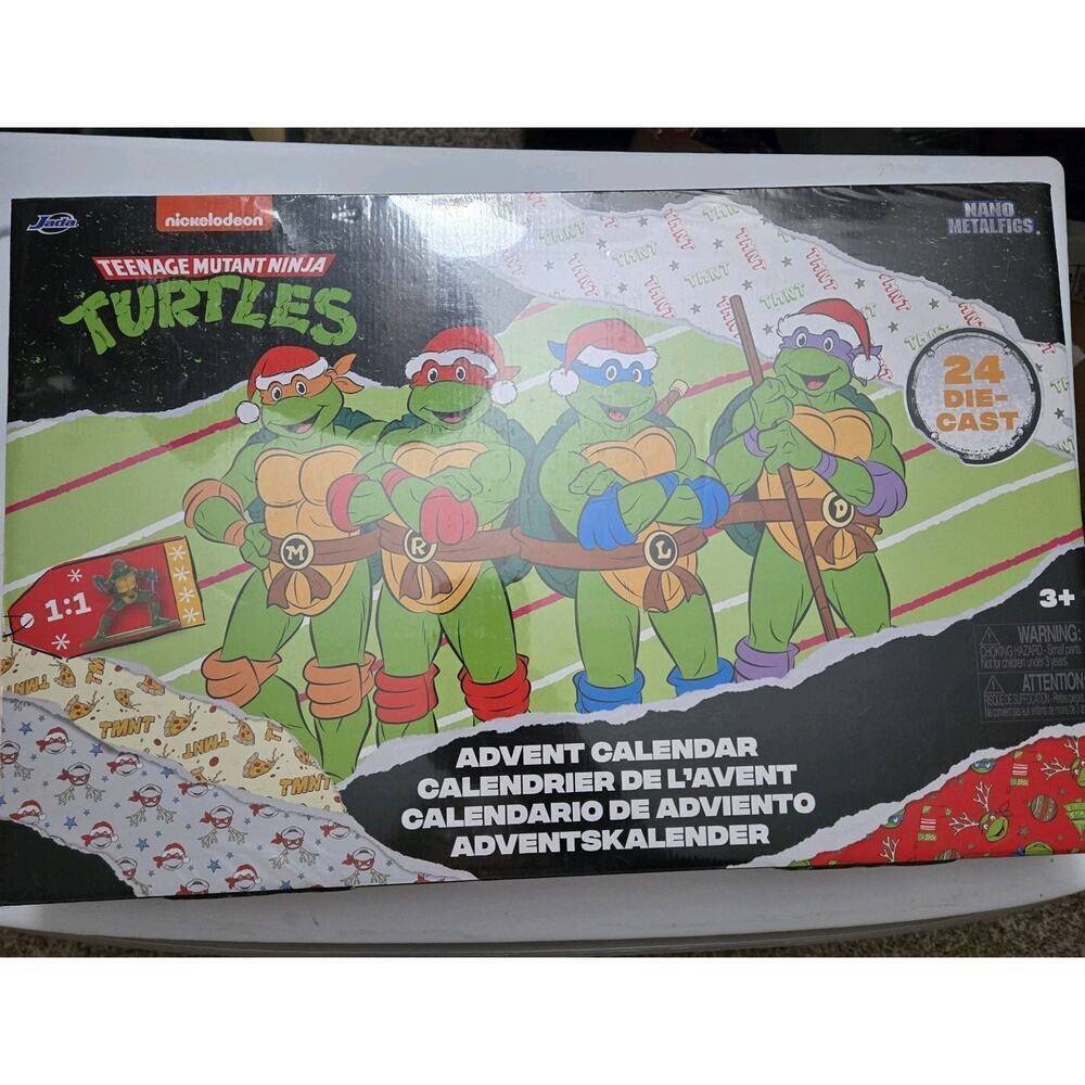 Teenage Mutant Ninja Turtles Advent Calendar TMNT NEW Christmas Time Holiday